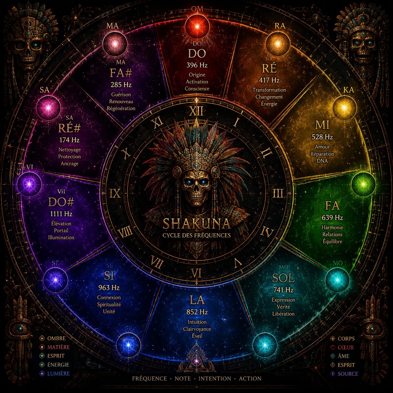 SHAKUNA Cycle des Fréquences
